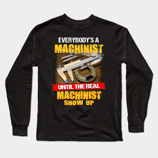 Awesome machinist Long Sleeve T-Shirt by Éléonore Royer